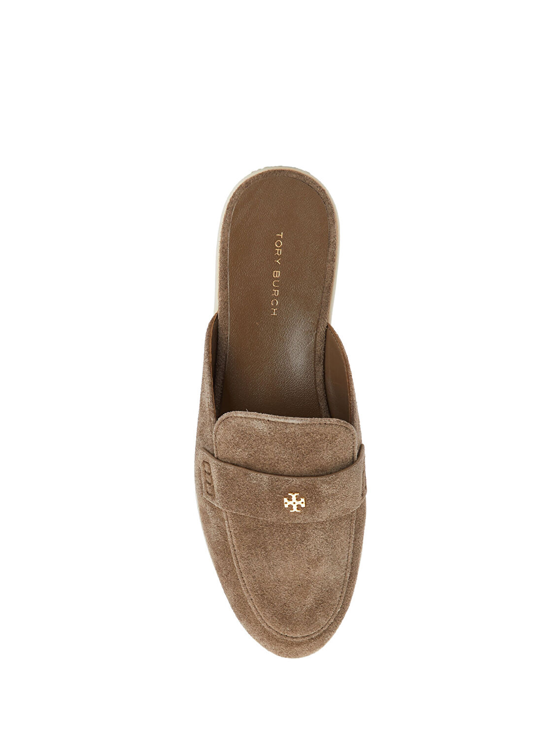 Tory Burch Ballet Vizon Kadın Süet Terlik görsel 4