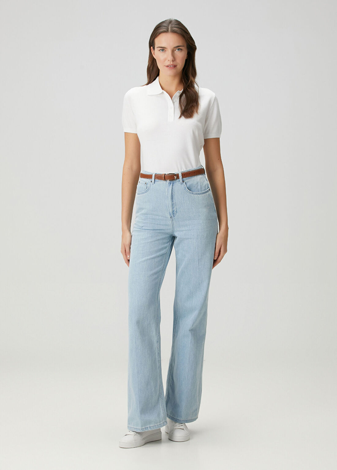 Beymen Collection Beyaz Polo Triko görsel 3
