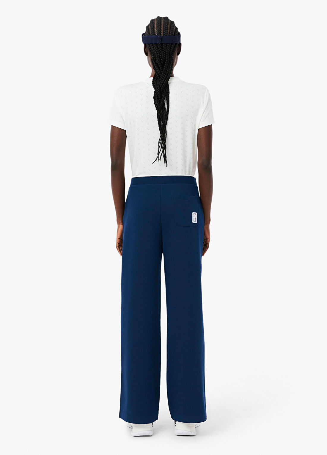 Lacoste Lacivert Wide Leg Kadın Eşofman Altı görsel 3