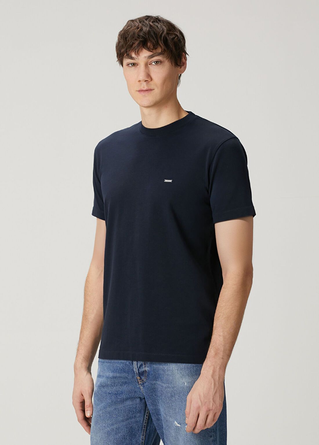 Dsquared2 Lacivert Logo Detaylı T-shirt