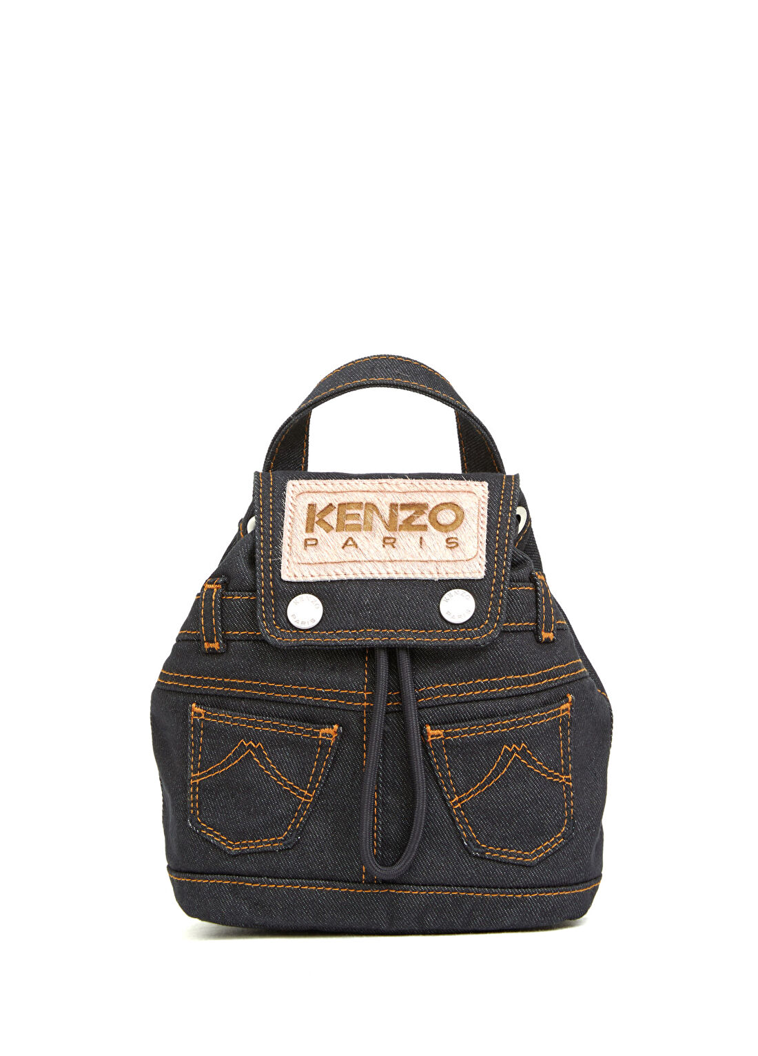 Kenzo Lacivert Kadın Denim Sırt Çantası
