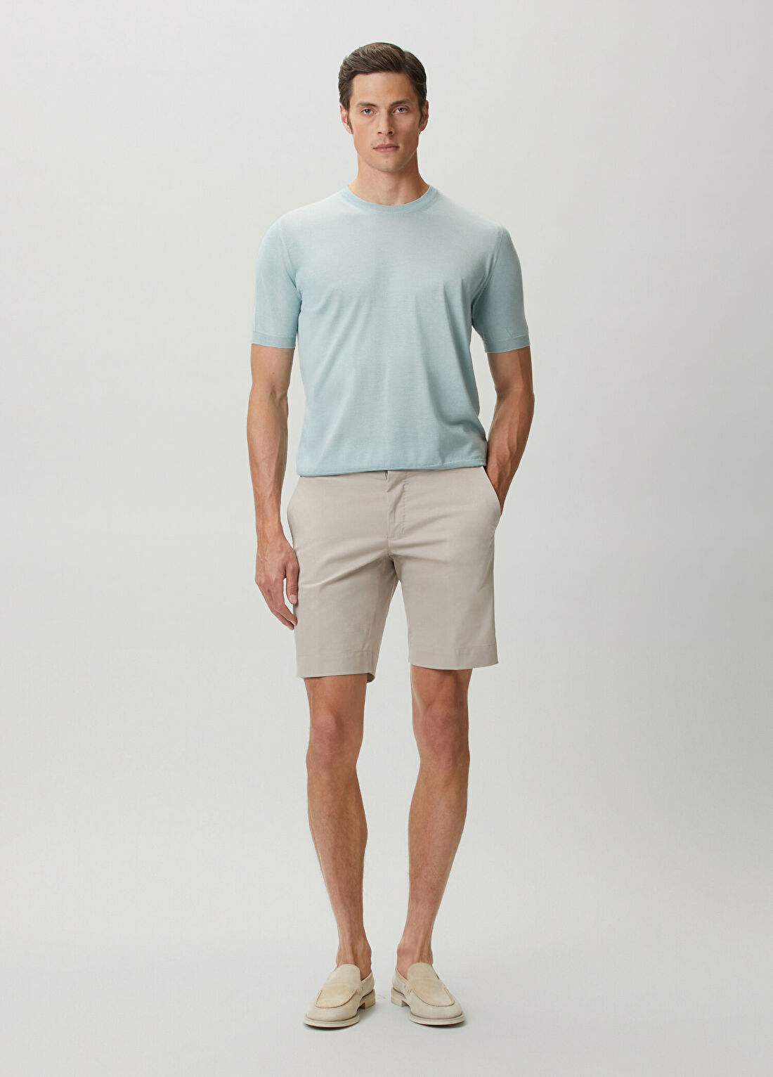 Slowear Bej Bermuda