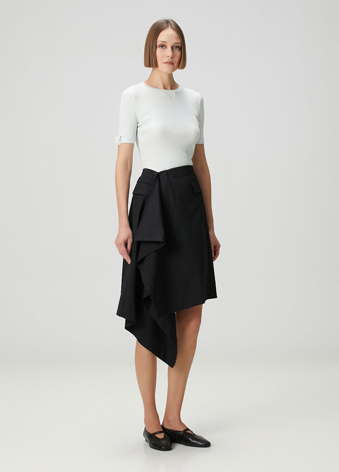 Courreges Açık Yeşil Ribli Triko görsel 2