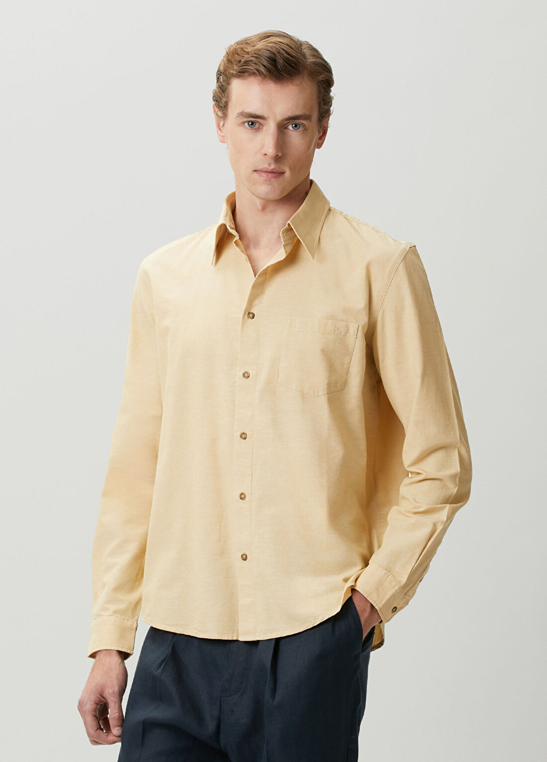 A.P.C. Harris Bej Cep Detaylı Gömlek