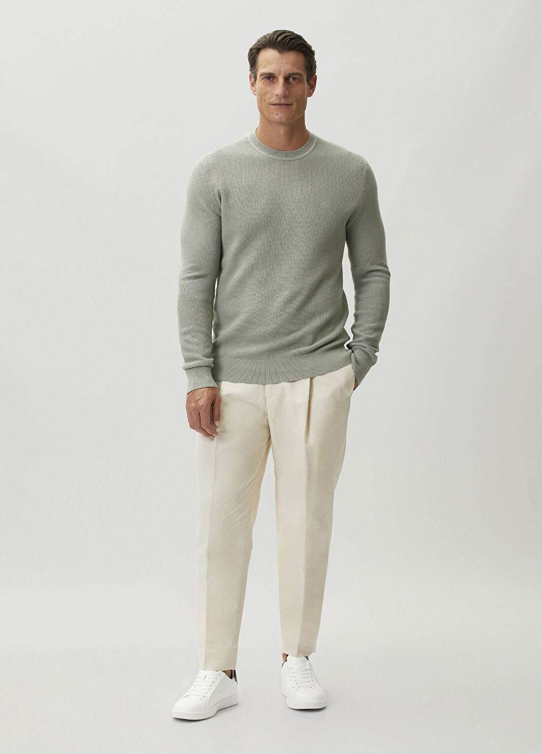 Calvin Klein Bej Triko görsel 2