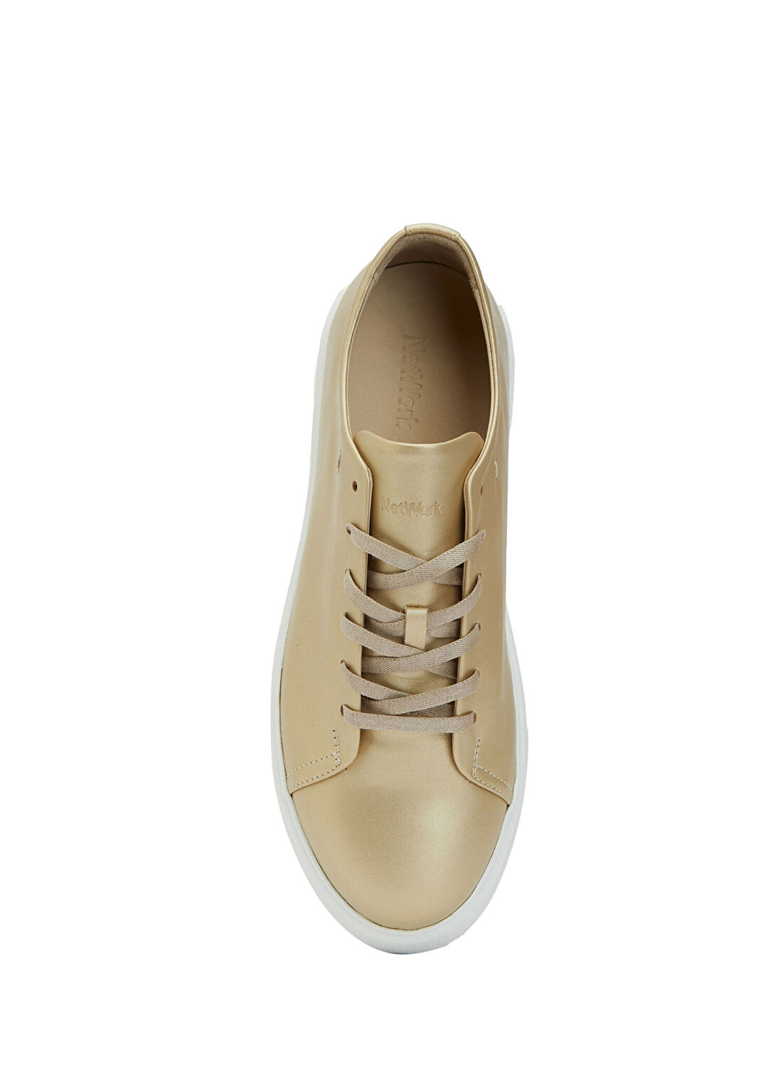 Network Gold Kadın Deri Sneaker görsel 4