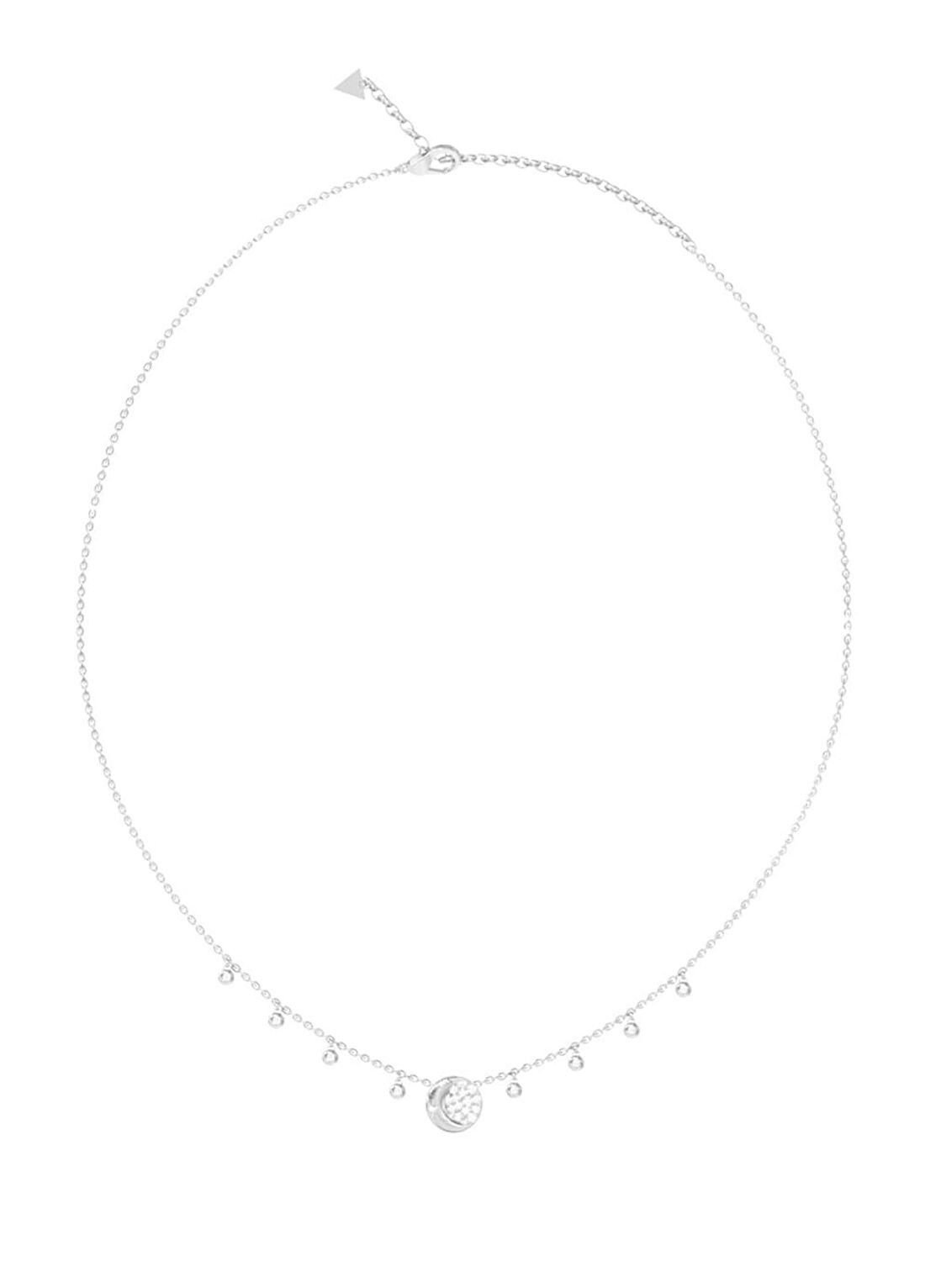 Guess JGUJUBN06238JWRHTU Metalik Gri Çelik Kadın Kolye
