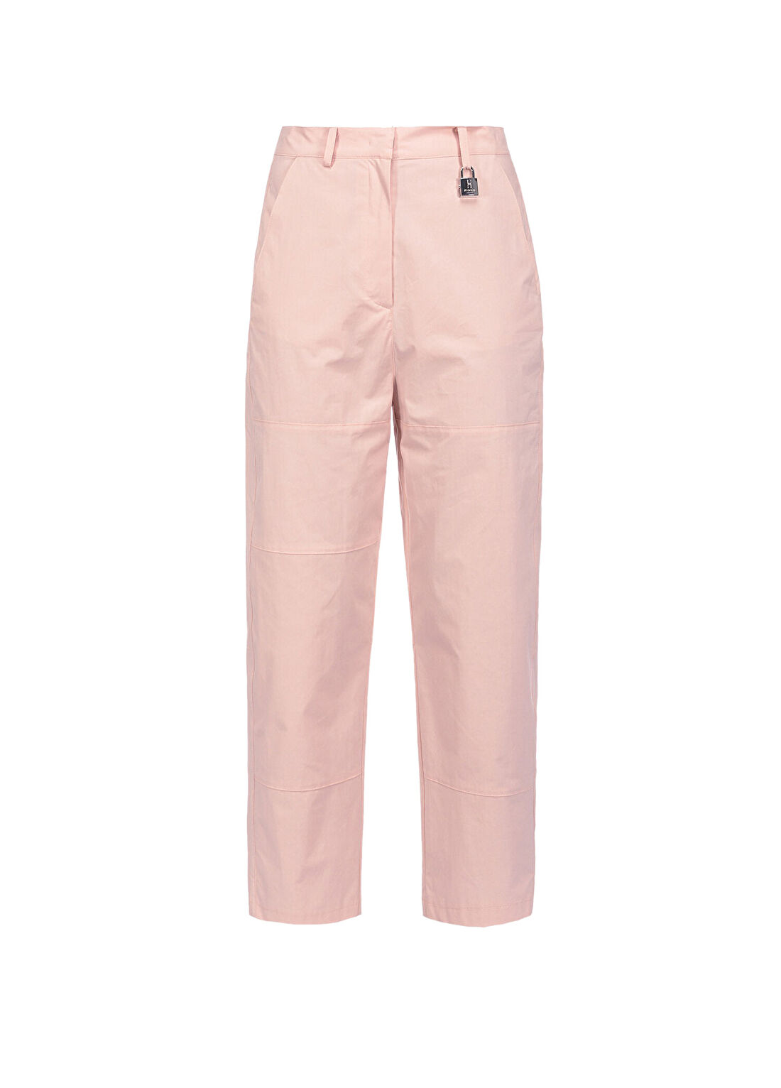Pinko Smorfiosa Trousers Pudra Pamuklu Kadın Pantolon