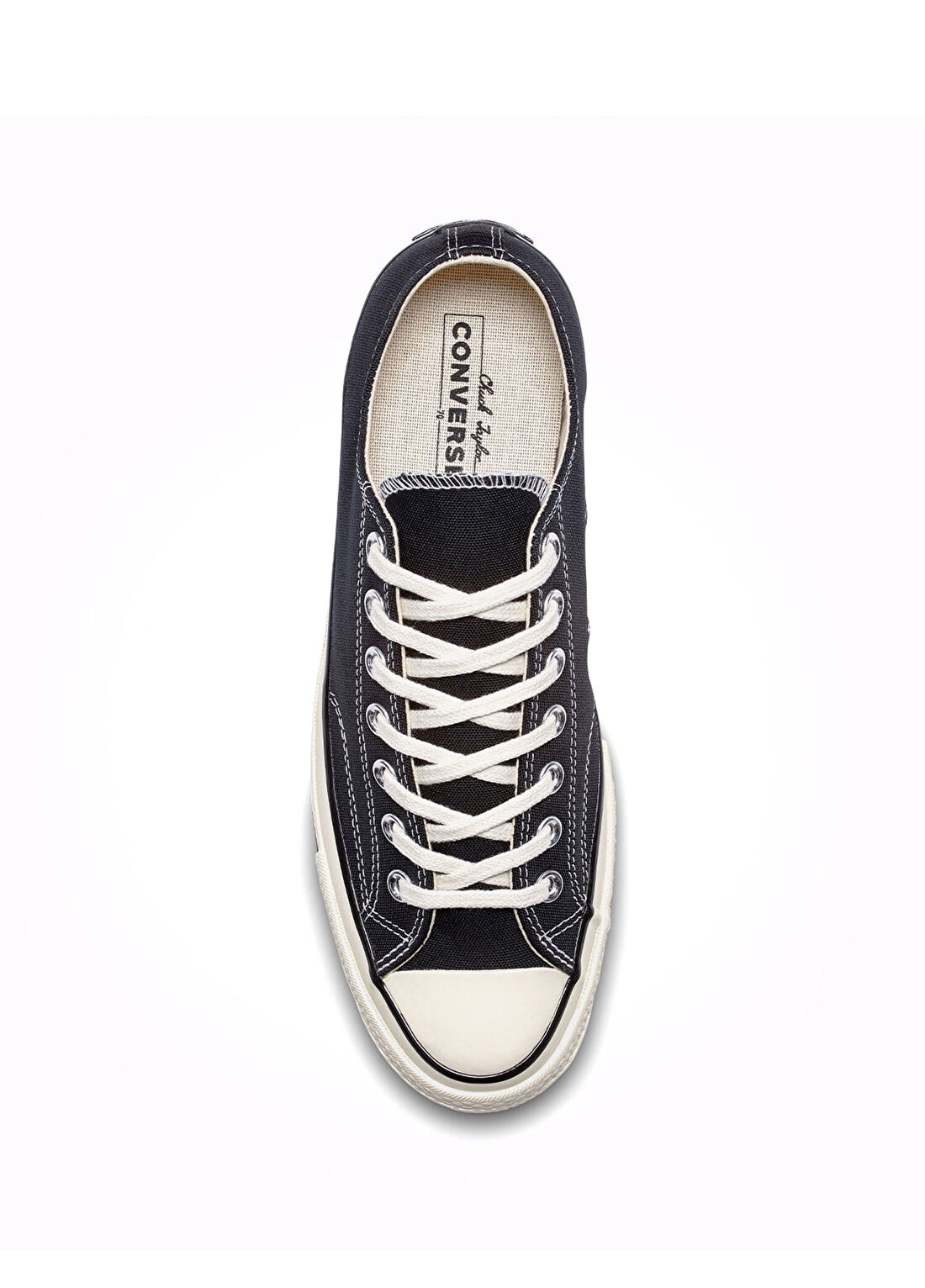 Converse Chuck 70 Siyah Kanvas Unisex Sneaker görsel 4