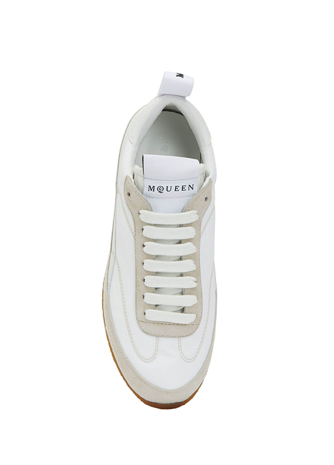 McQueen EC1 Beyaz Kadın Deri Sneaker görsel 4