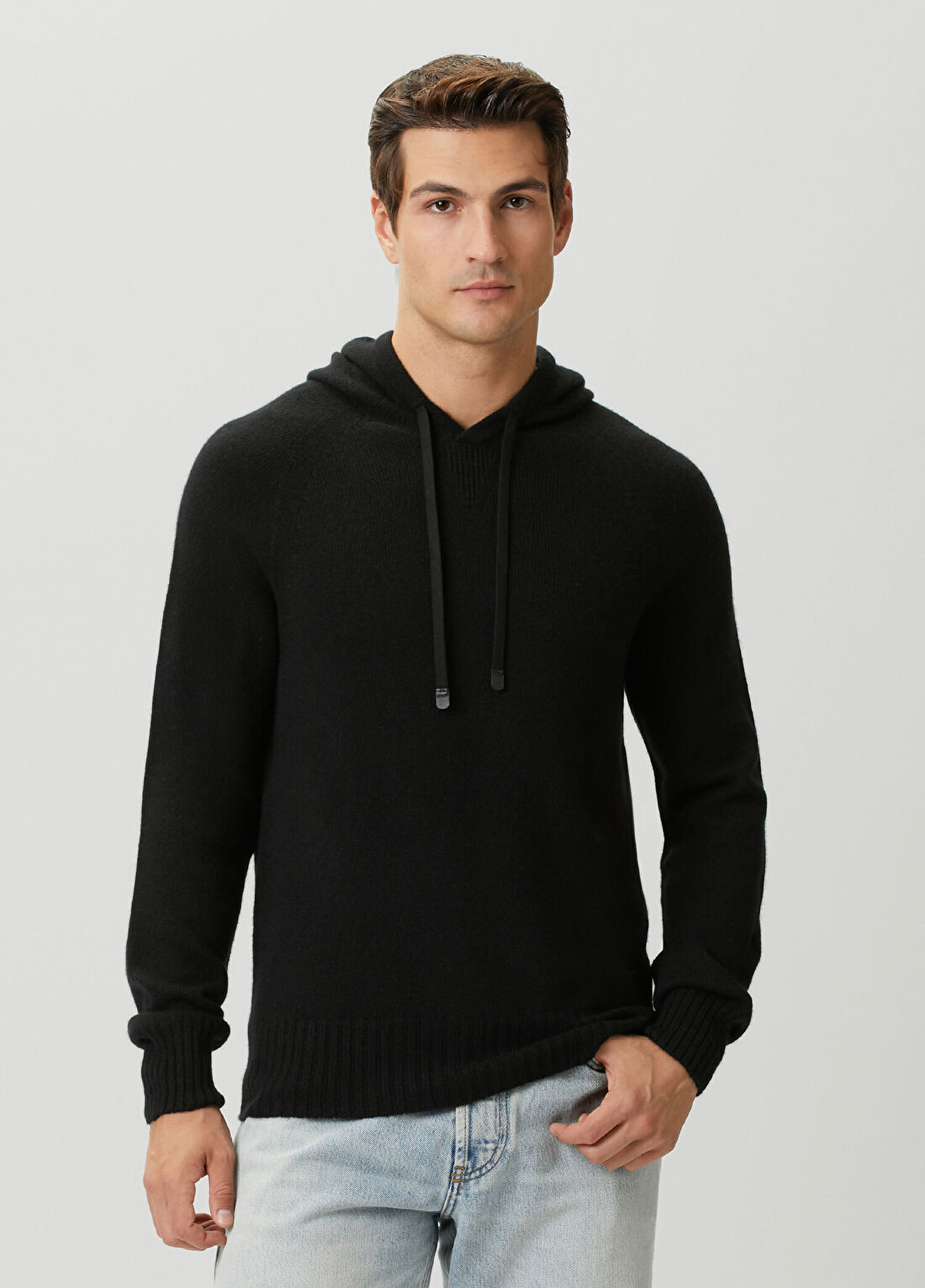 Tom Ford Siyah Kapüşonlu Kaşmir Sweatshirt
