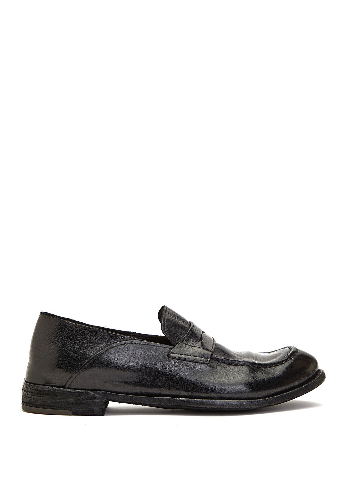 Officine Creative Siyah Kadın Deri Loafer