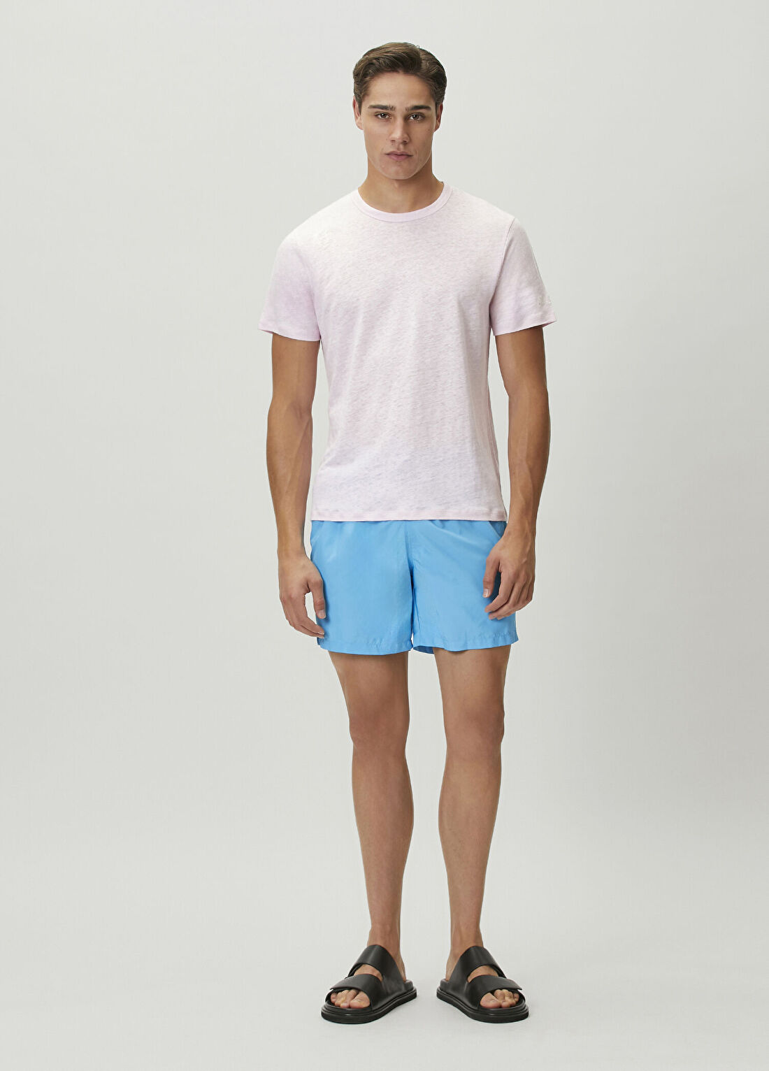 MC2 (Saint Barth) Ecstasea Pembe Keten T-shirt görsel 2
