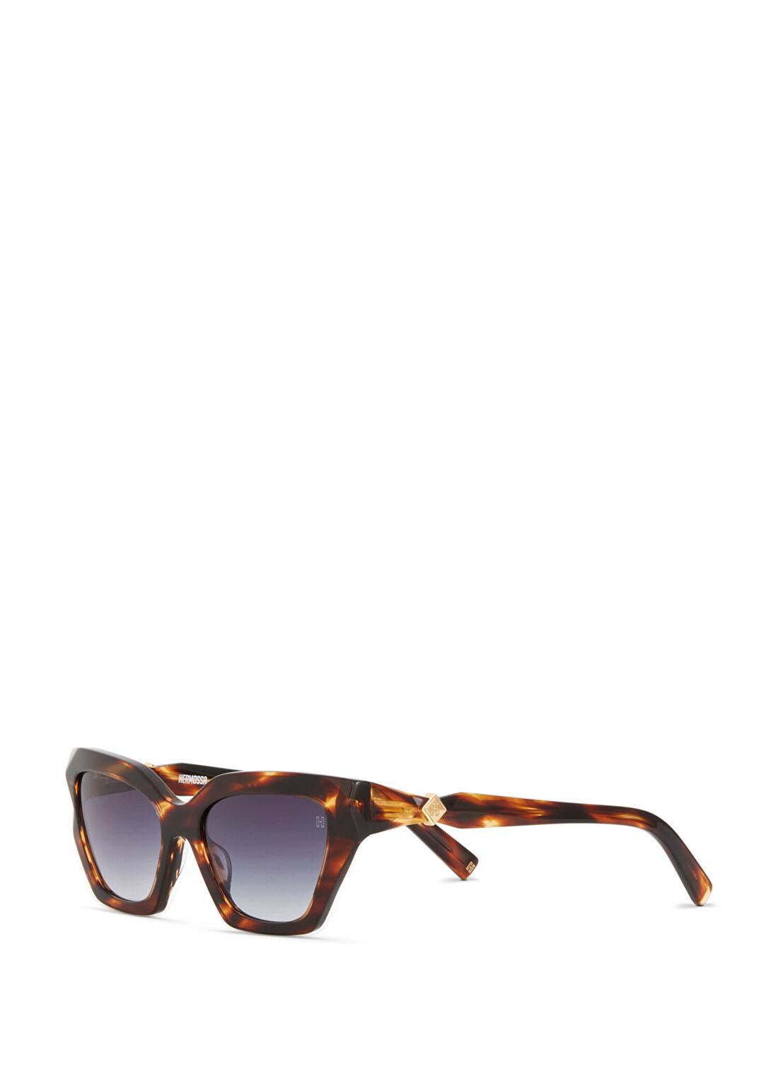 Hermossa HM 1708 C2 Cat Eye Havana Asetat Kadın Güneş Gözlüğü