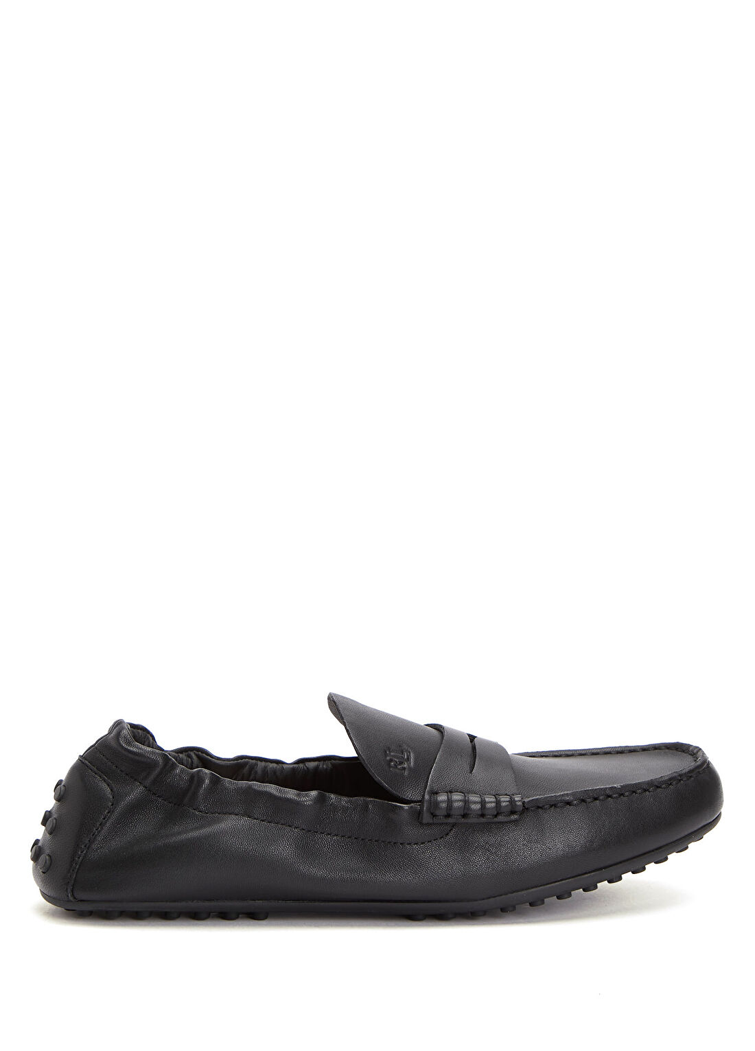 Lauren Ralph Lauren Wynnie Siyah Kadın Deri Loafer