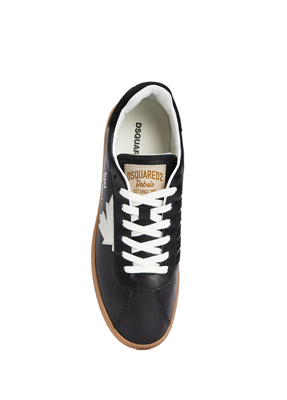 Dsquared2 Rebel Siyah Erkek Deri Sneaker görsel 4