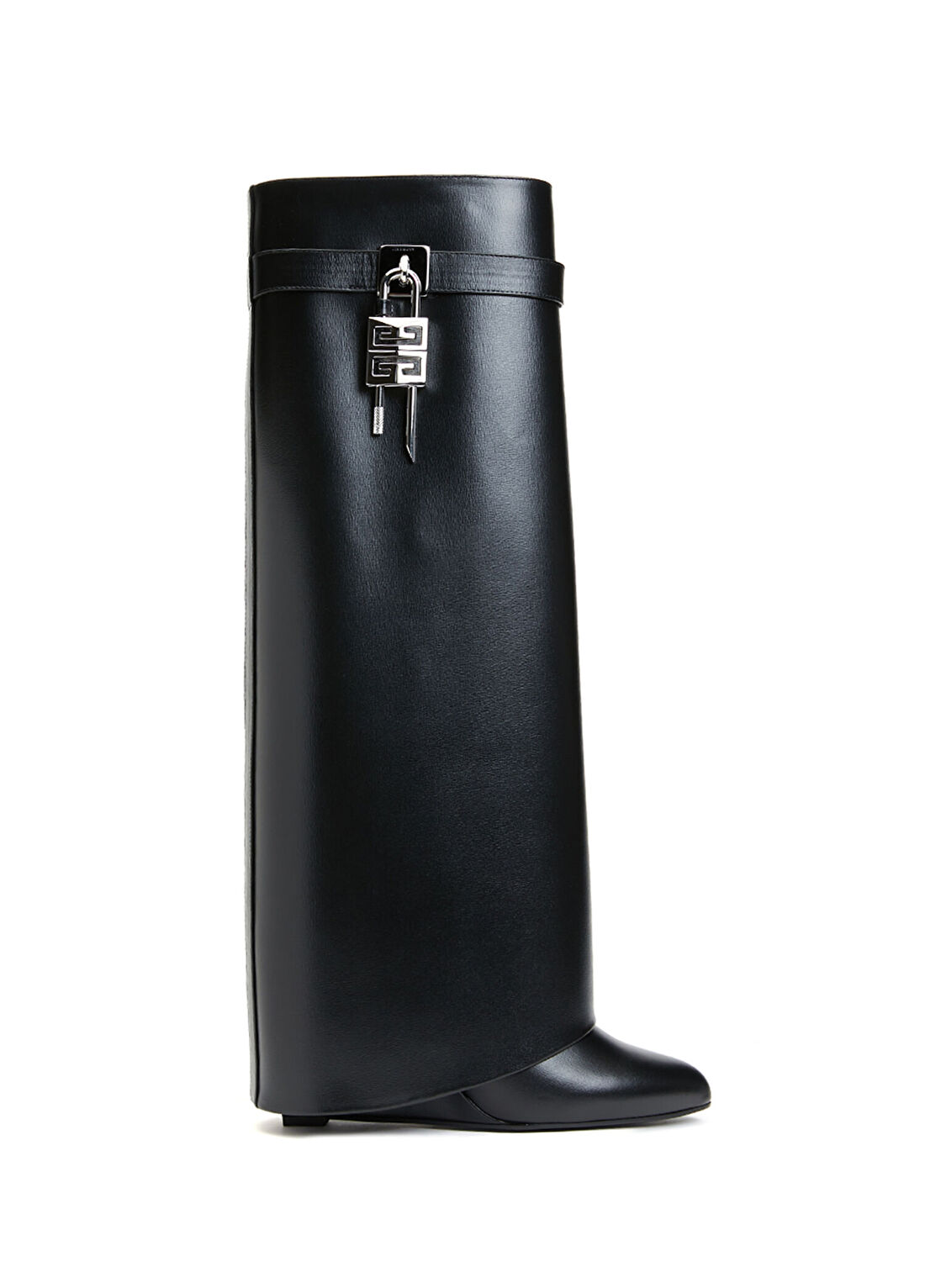 Givenchy Shark Lock Siyah Kadın Deri Çizme