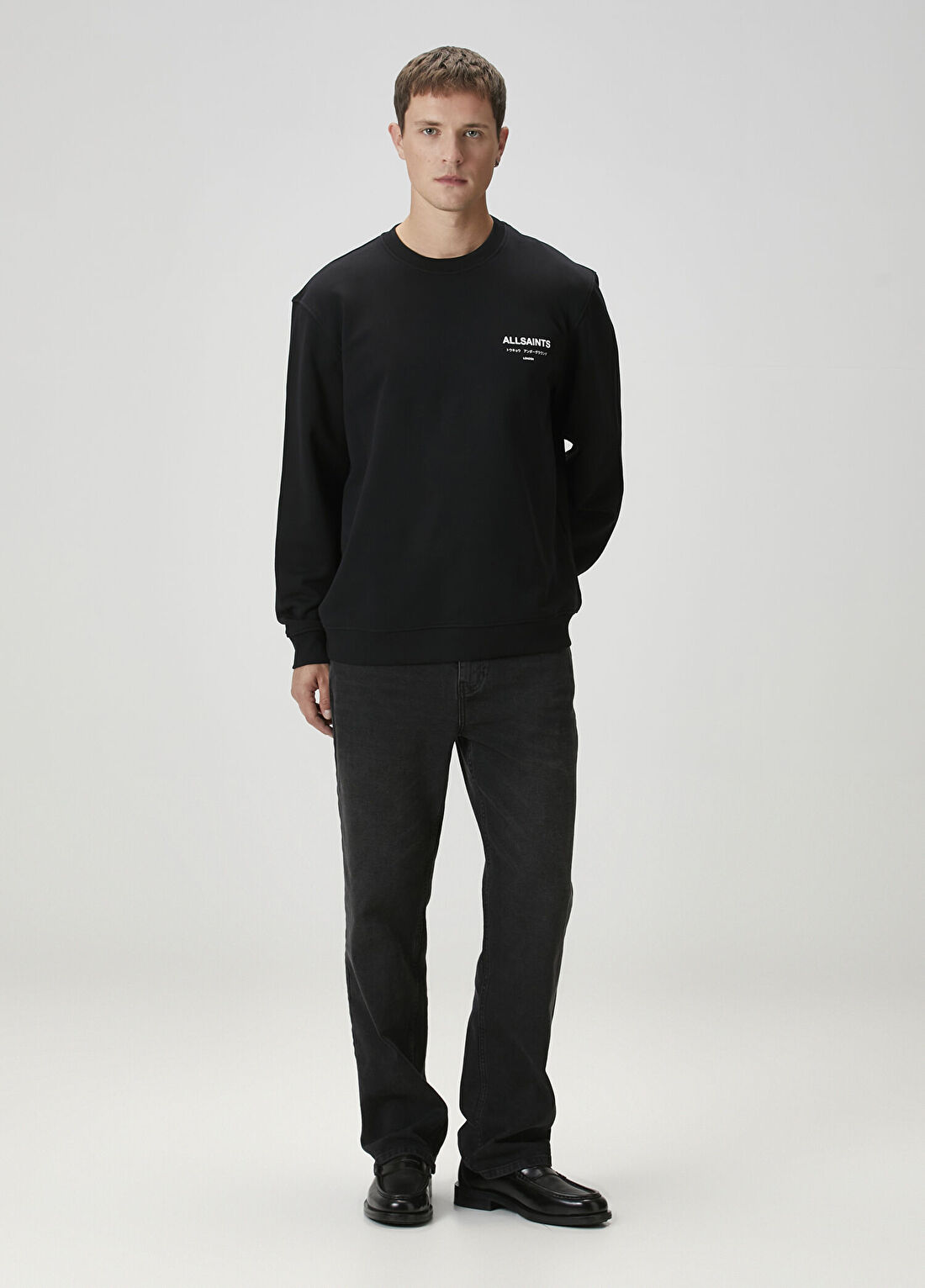 AllSaints Underground Siyah Sweatshirt