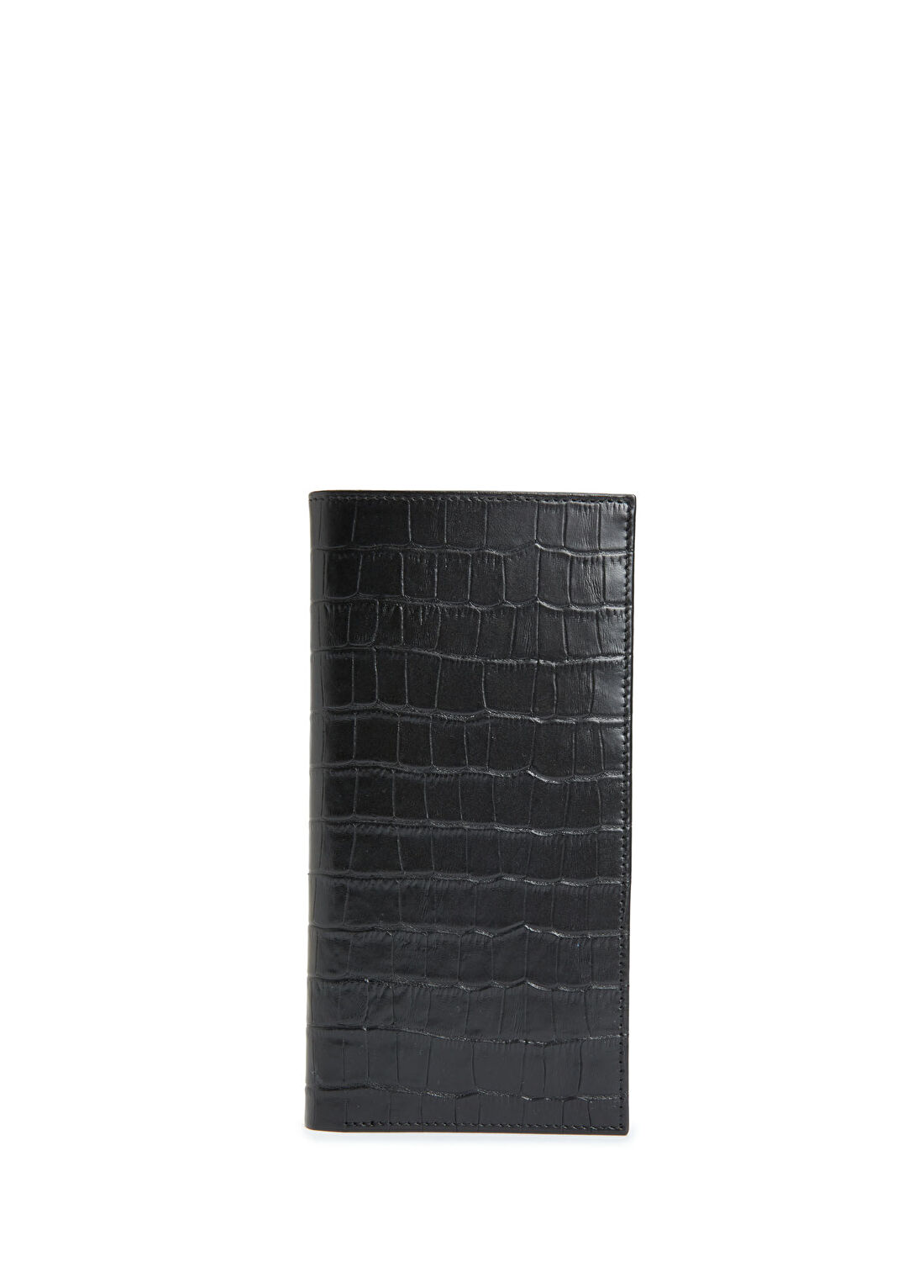 Beymen Collection Siyah Dikey Erkek Deri Uzun Cüzdan