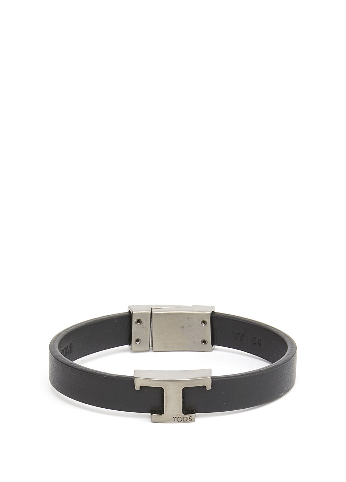 Tod's T Timeless Siyah Erkek Deri Bileklik görsel 2