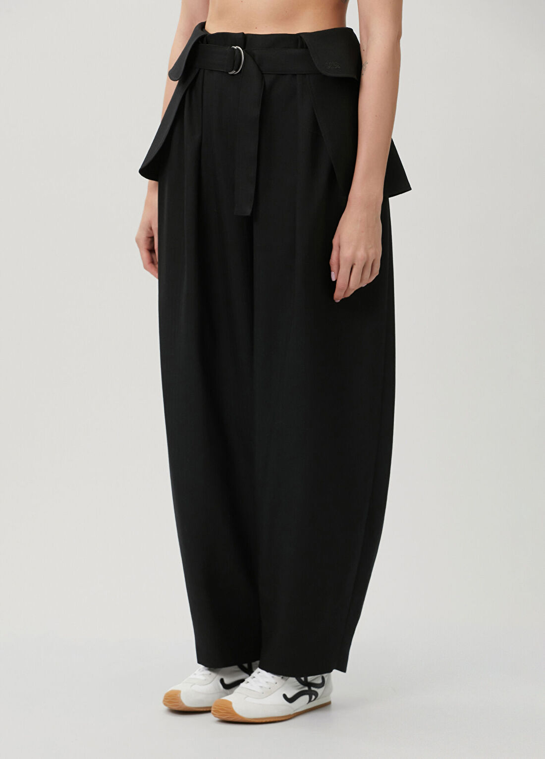 Loewe Siyah Wide Leg Pantolon görsel 3