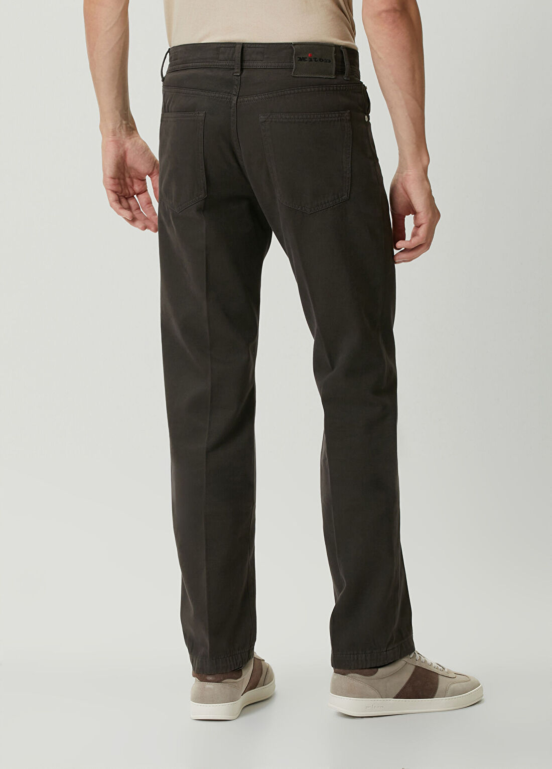 Kiton Koyu Gri Pantolon görsel 3