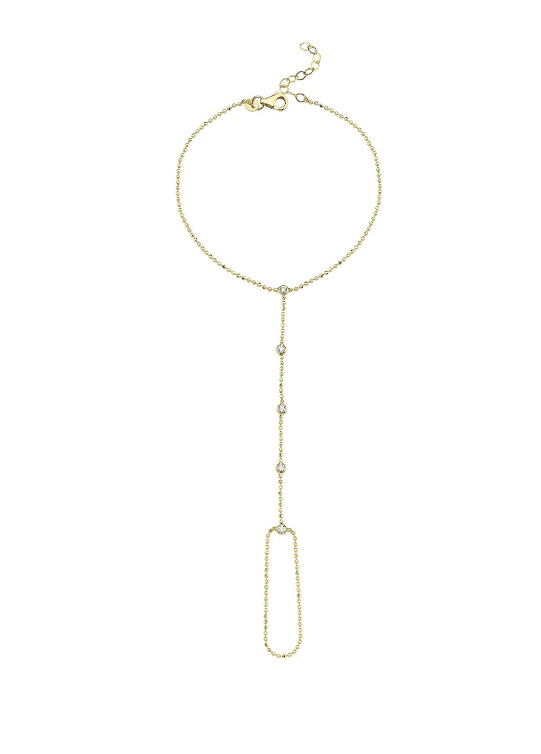Hamza Yılmaz Jewelry Droplets 14 Ayar Altın Kadın Şahmeran Bileklik