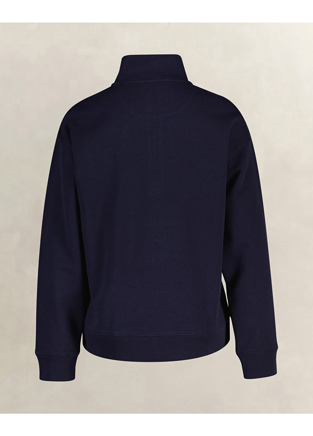 Gant Lacivert Yarım Fermuarlı Kadın Sweatshirt görsel 4