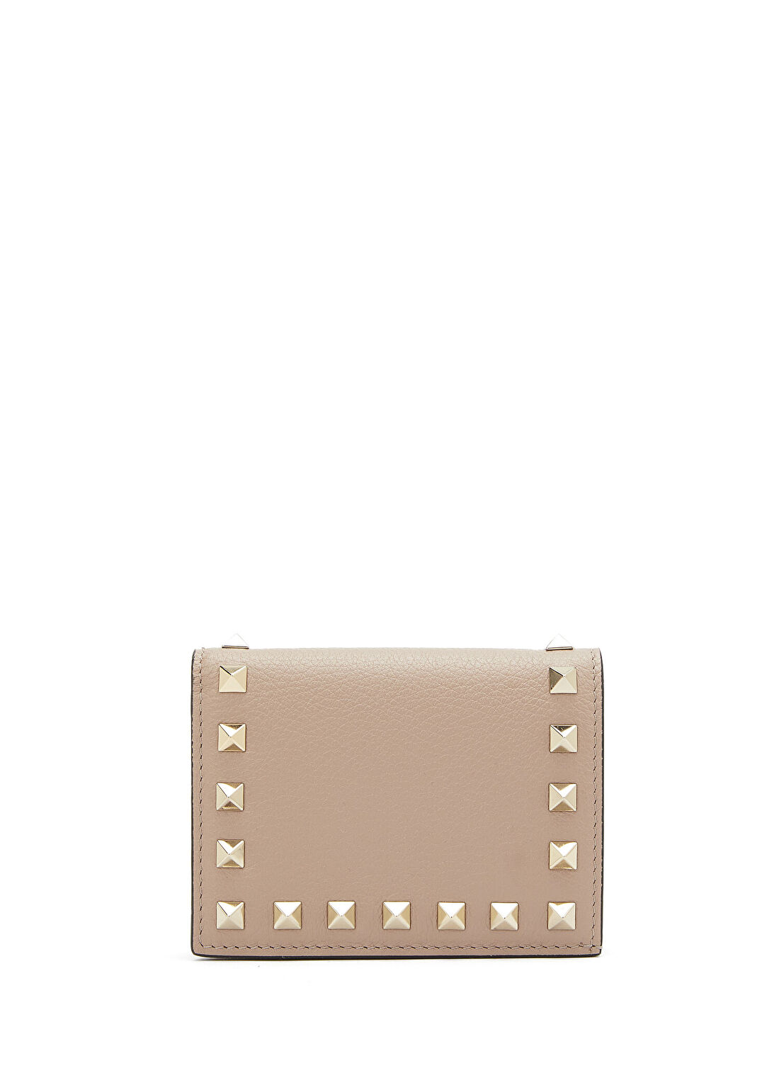 Valentino Garavani Small Rockstud Pudra Kadın Deri Cüzdan