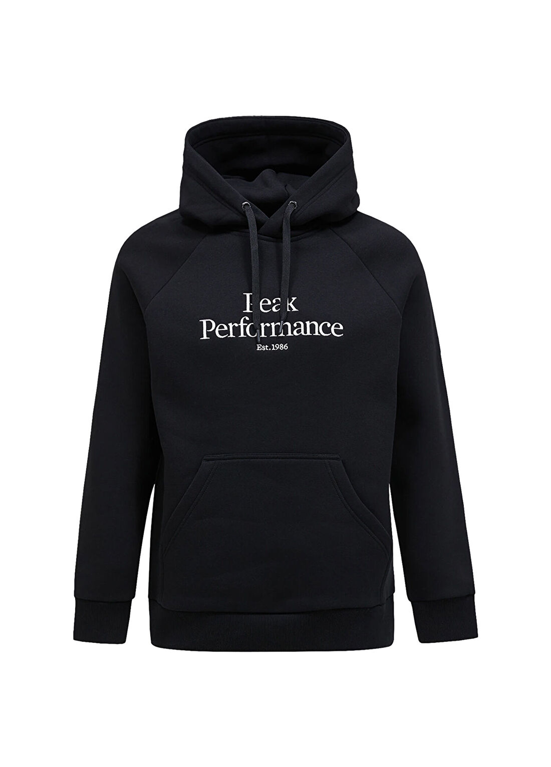 Peak Performance Original Hood Baskılı Siyah Erkek Sweatshirt
