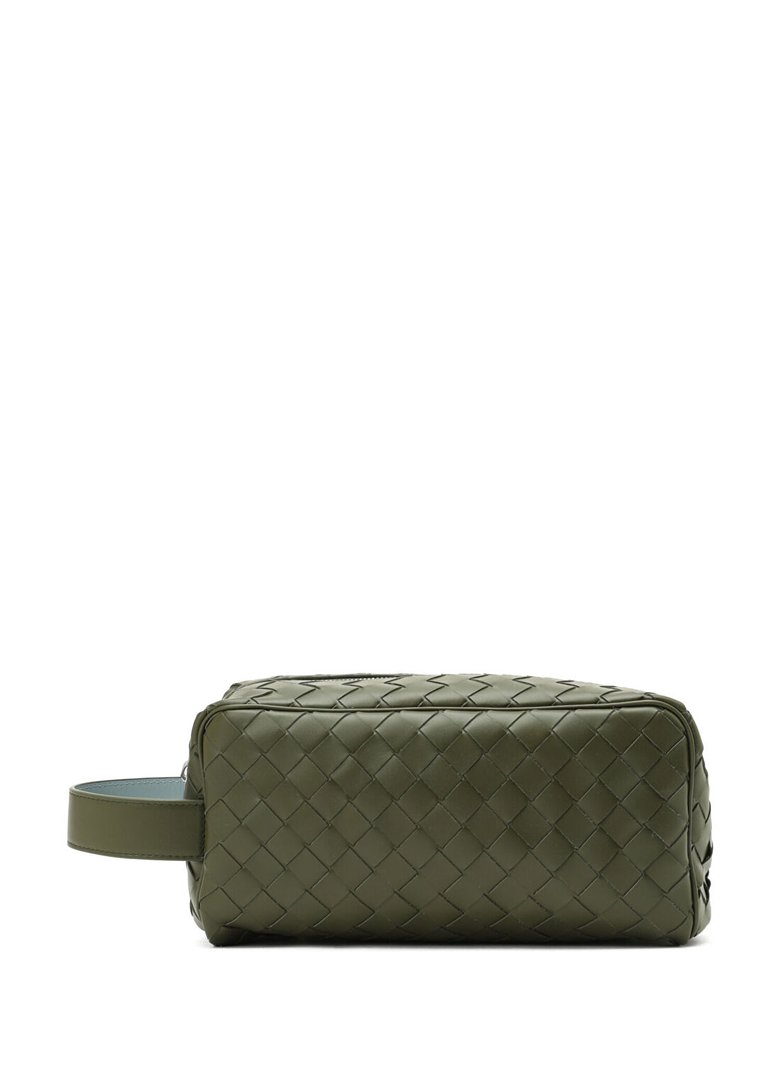 Bottega Veneta Koyu Yeşil Deri Tıraş Çantası