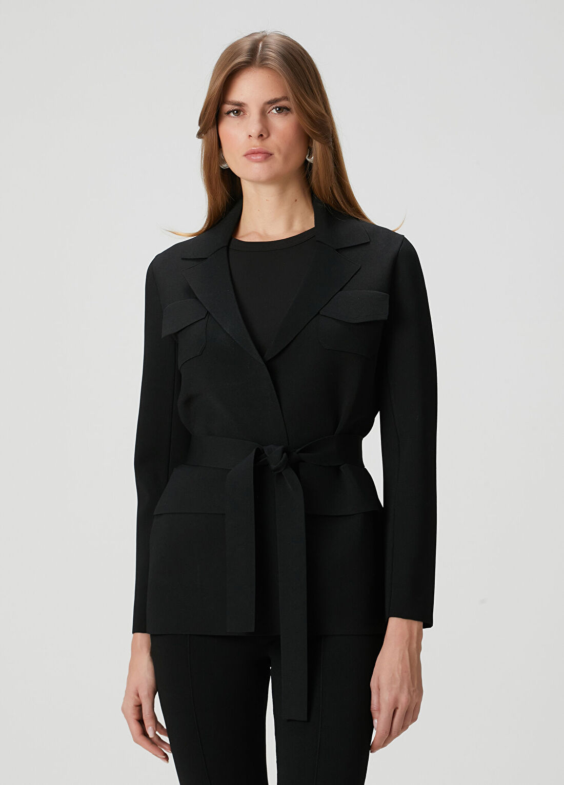 Theory Relaxed Fit Siyah Blazer