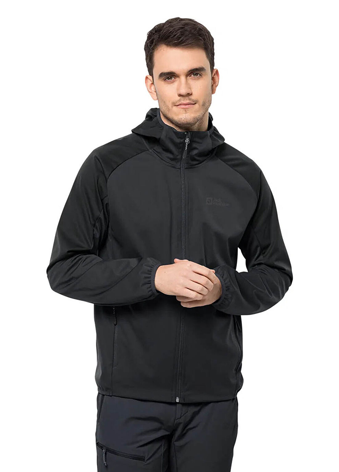 Jack Wolfskin Feldberg Hoody Gri Erkek Softshell Spor Ceket