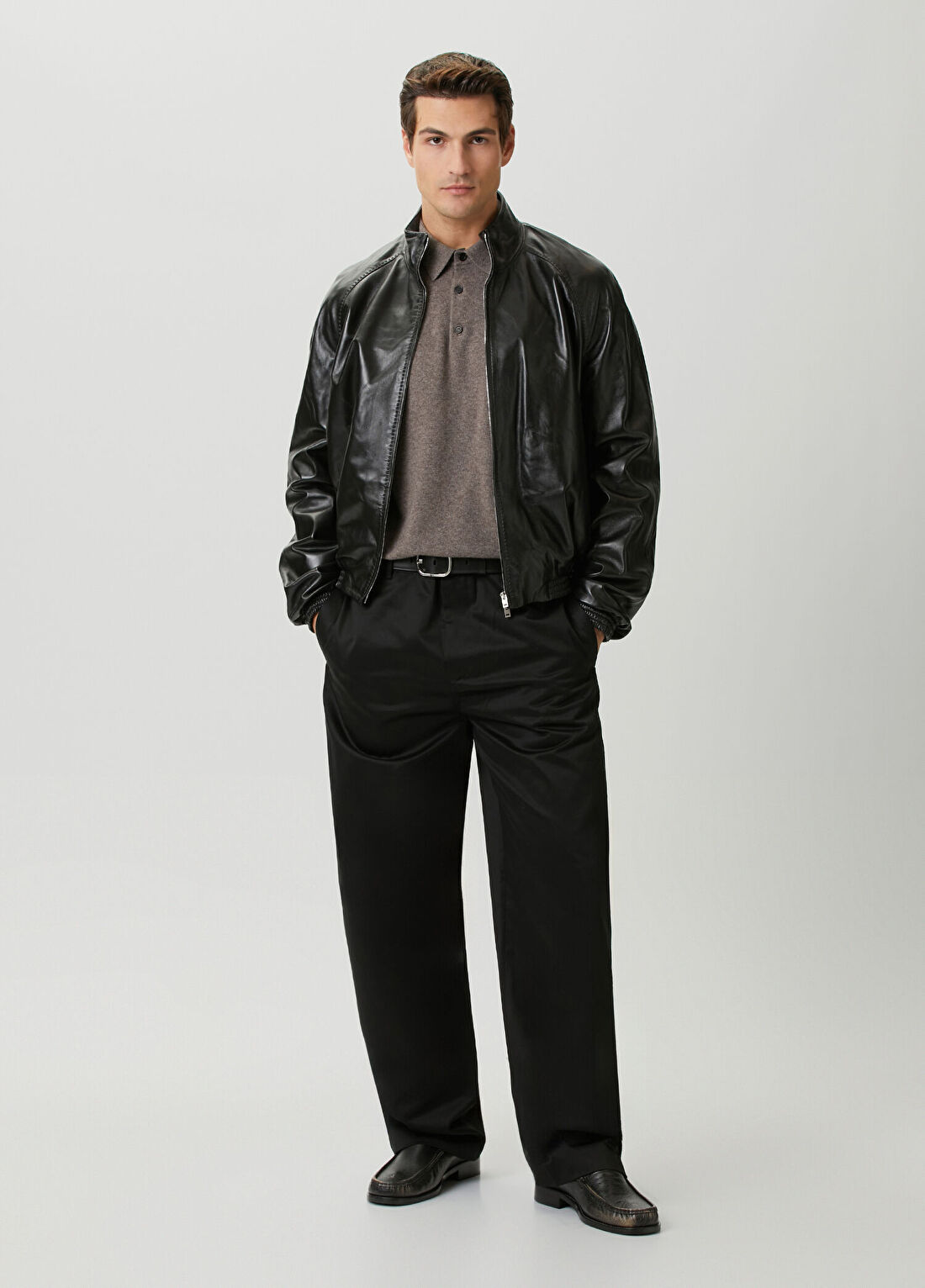 Acne Studios Vizon Polo Yaka Yün Triko görsel 2