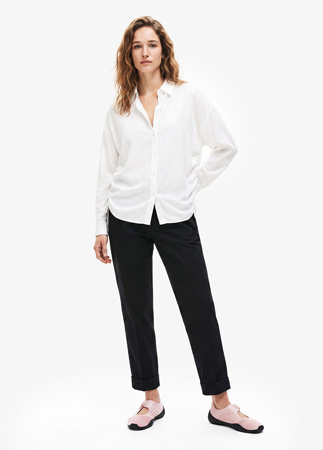 Lacoste Siyah Slim Fit Kadın Pantolon