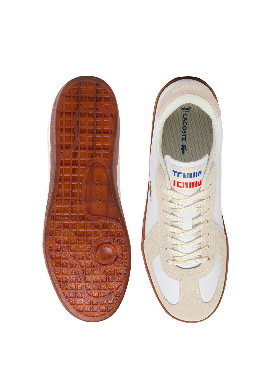 Lacoste Baseshot Pro Beyaz Erkek Sneaker görsel 4
