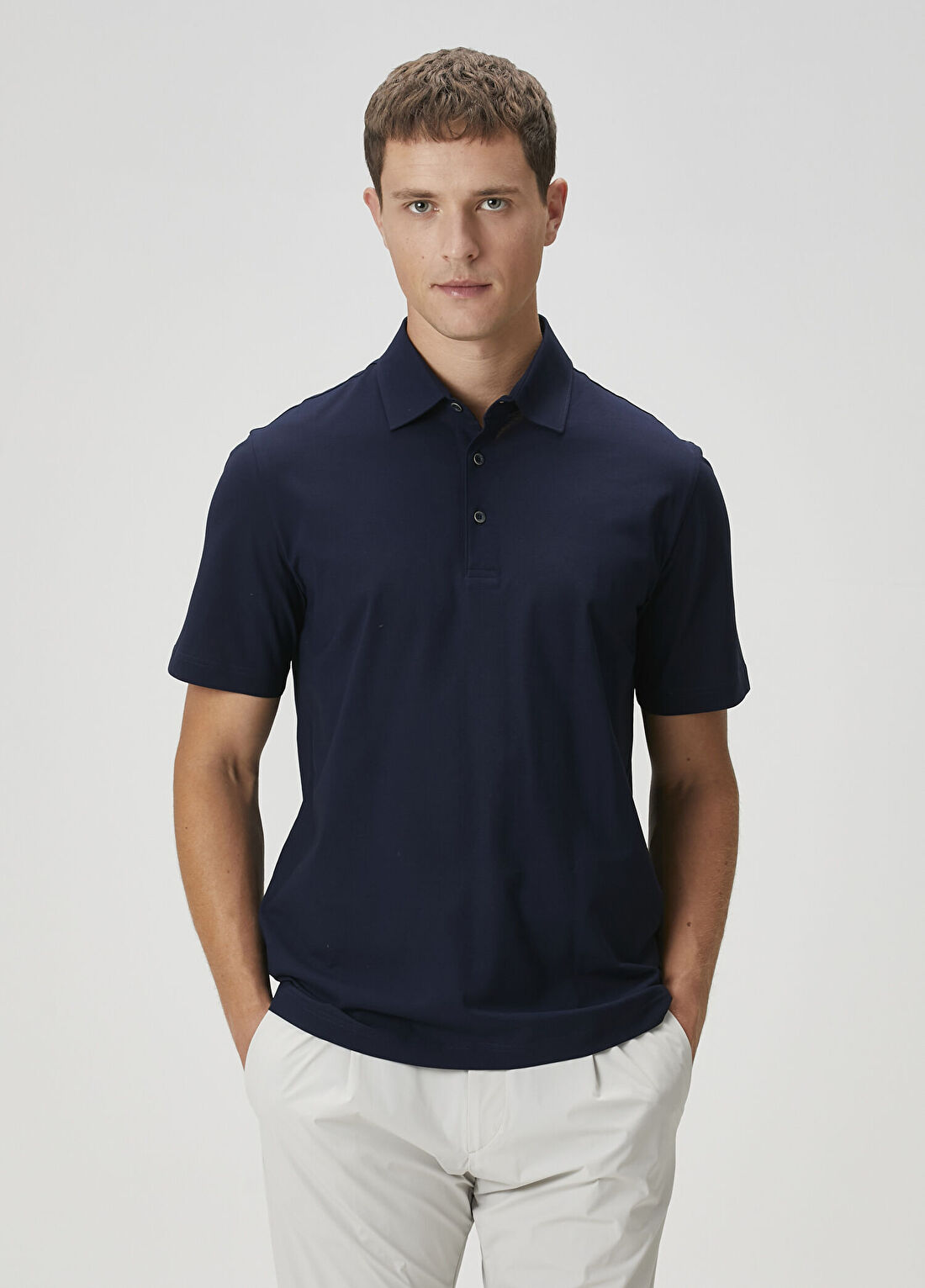 Herno Lacivert Polo T-shirt