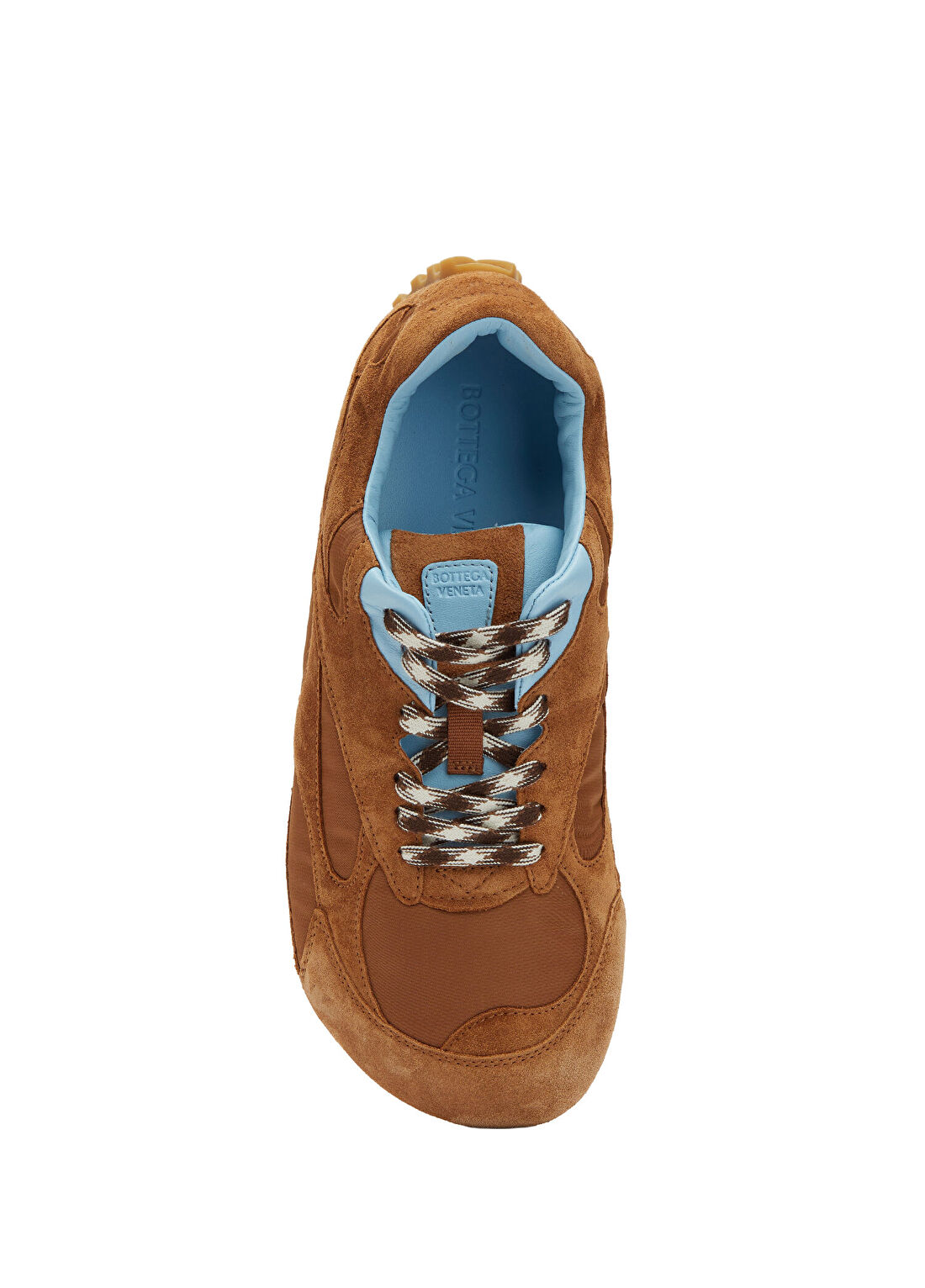 Bottega Veneta Taba Mavi Kadın Süet Sneaker görsel 4