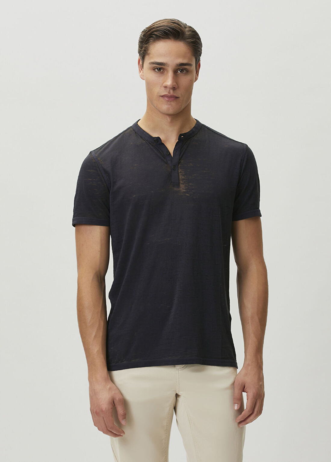 John Varvatos Duke Lacivert T-shirt