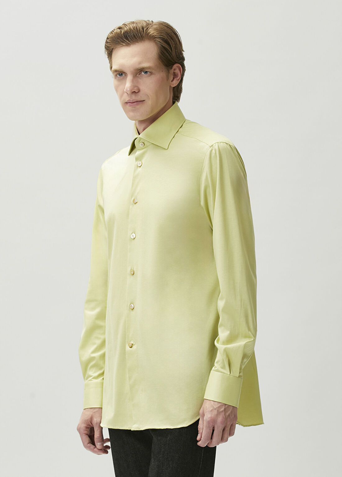 Kiton Yeşil Gömlek görsel 3