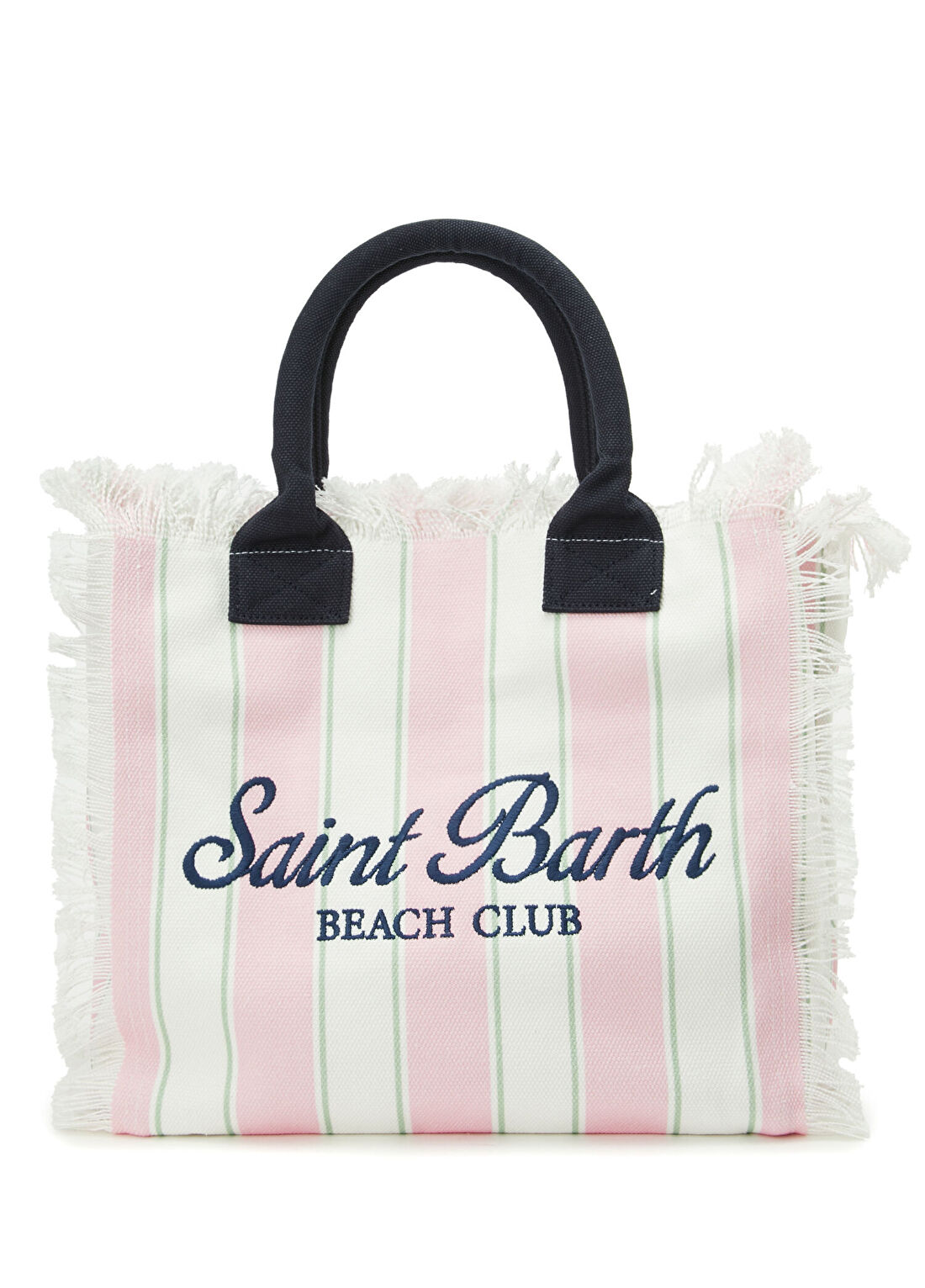 MC2 (Saint Barth) Vanity Pembe Beyaz Kadın Alışveriş Çantası