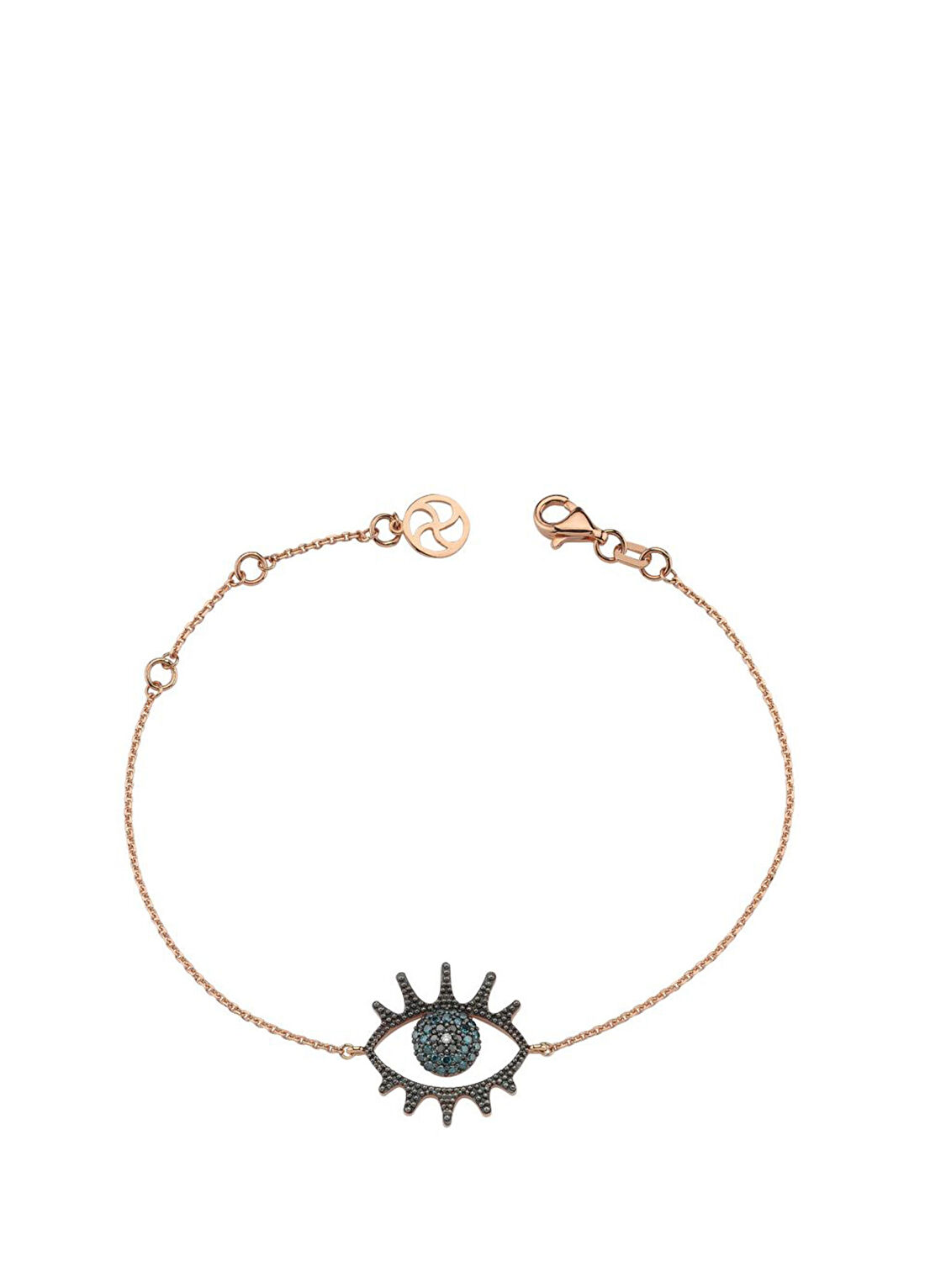 Bee Goddess Eye Light Pırlantalı Kadın Altın Bileklik