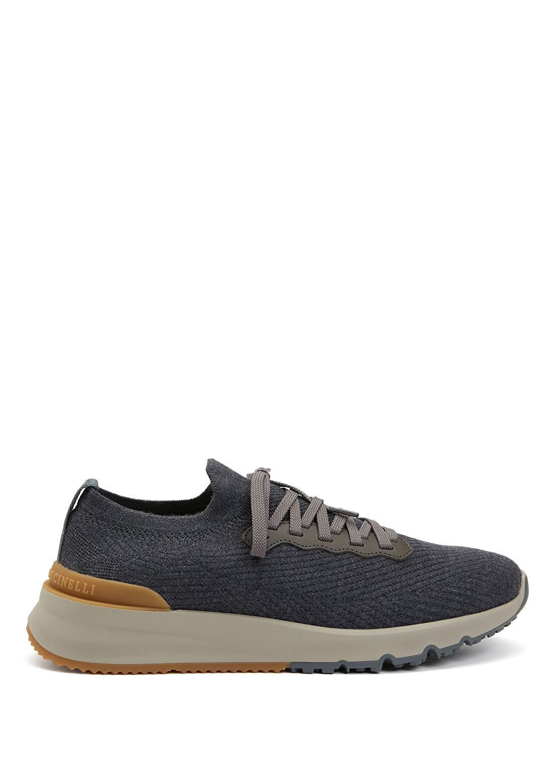 Brunello Cucinelli Gri Antrasit Erkek Sneaker