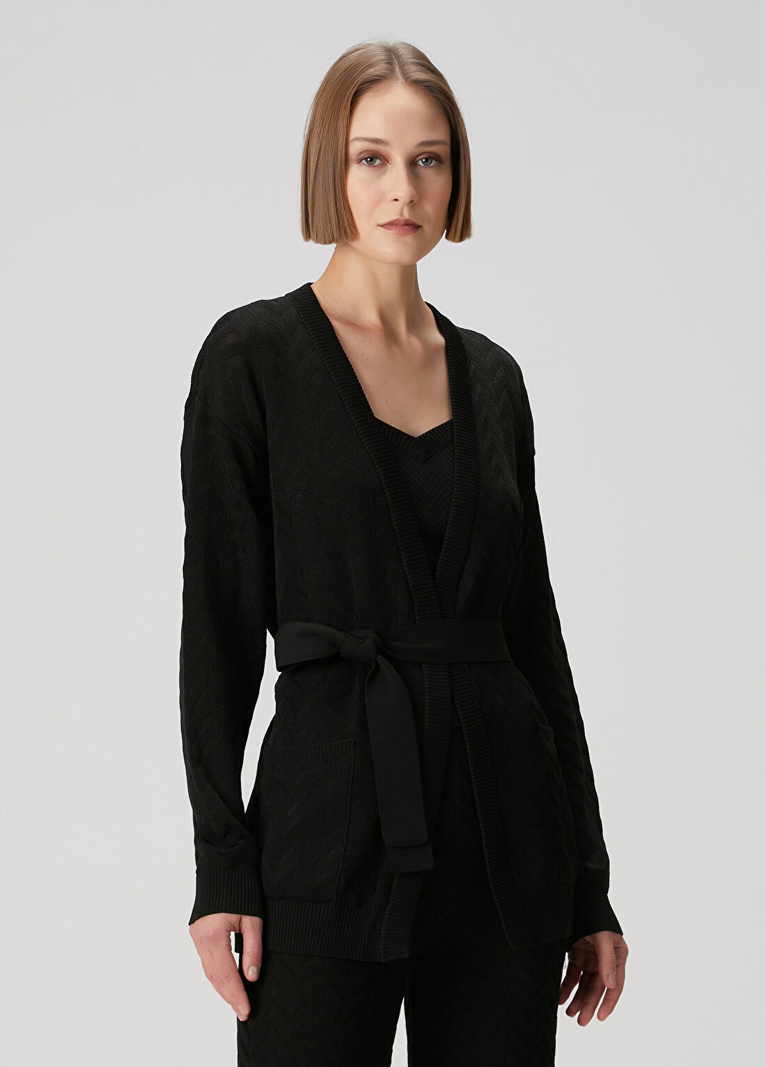 Missoni Siyah Desenli Hırka