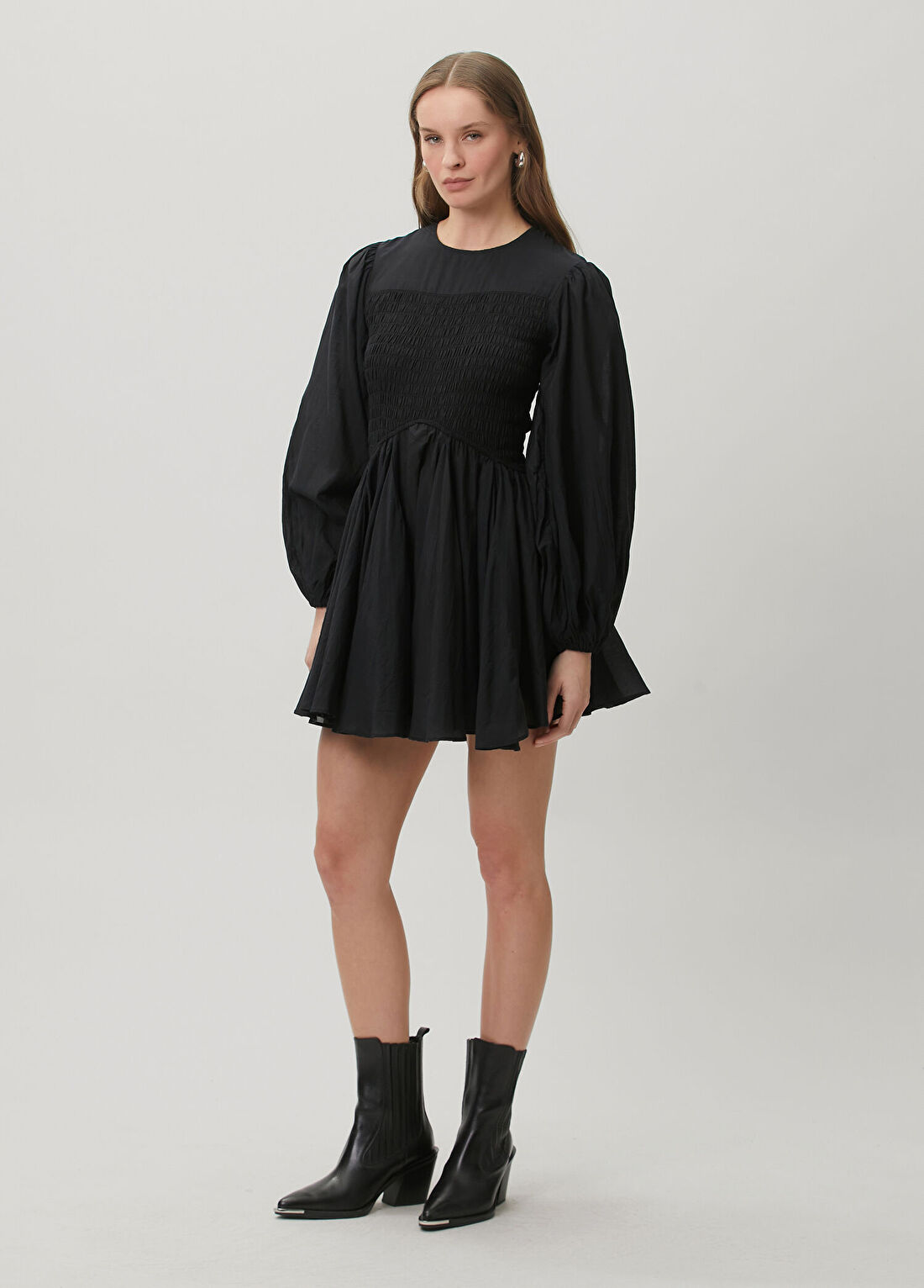 AllSaints Siyah Mini Elbise