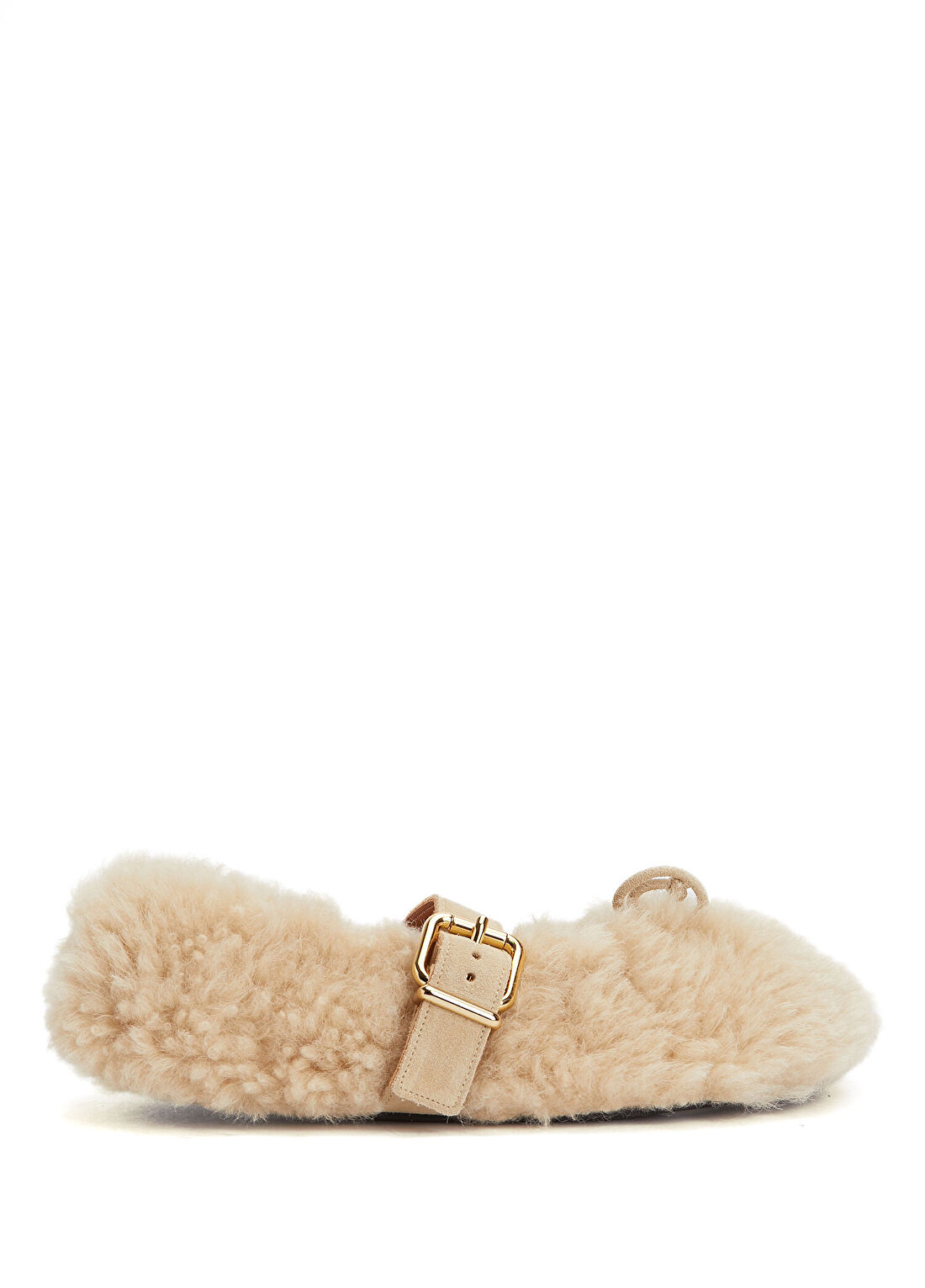 Marni Dancer Bej Shearling Babet