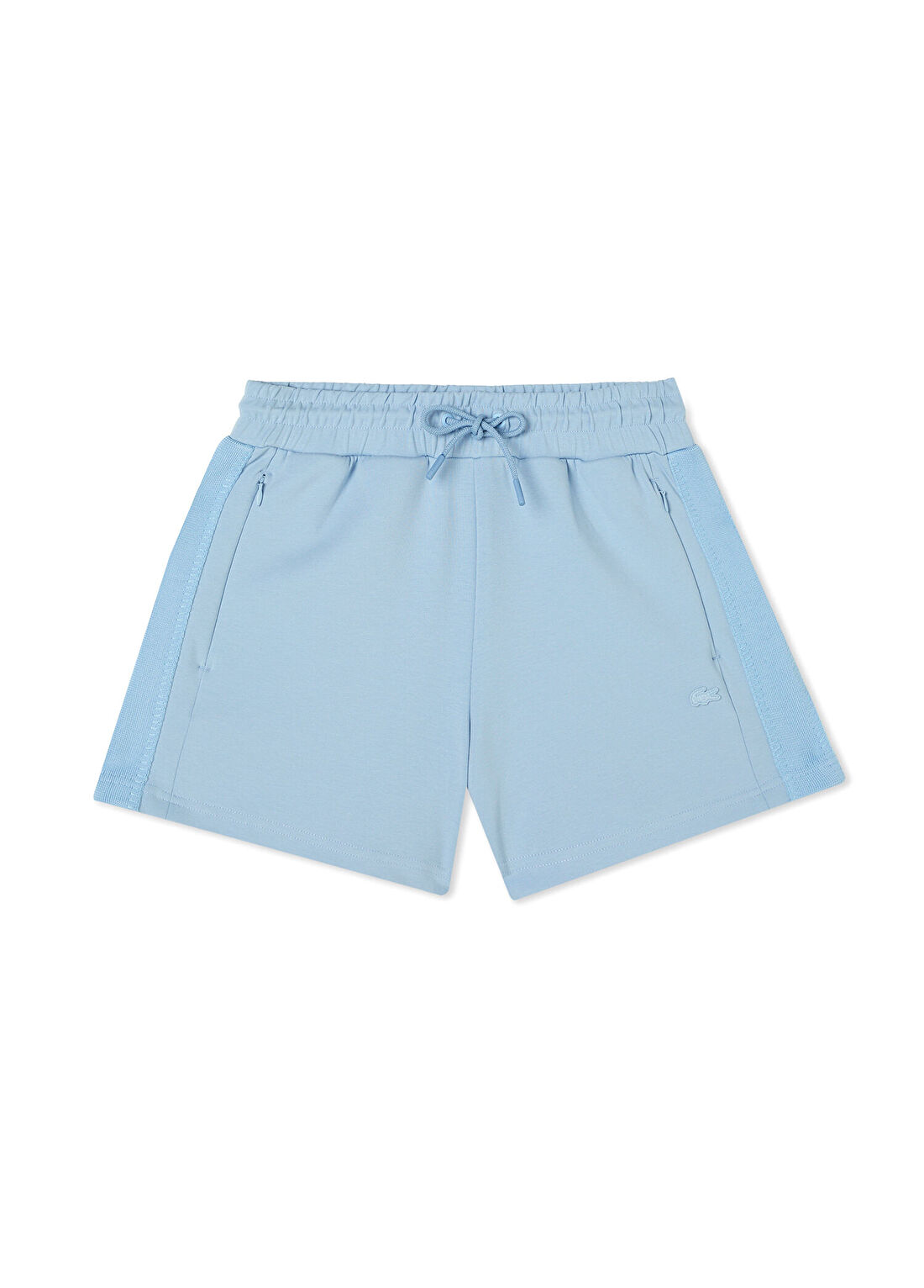 Lacoste Mavi Relaxed Fit Kadın Mini Şort görsel 3