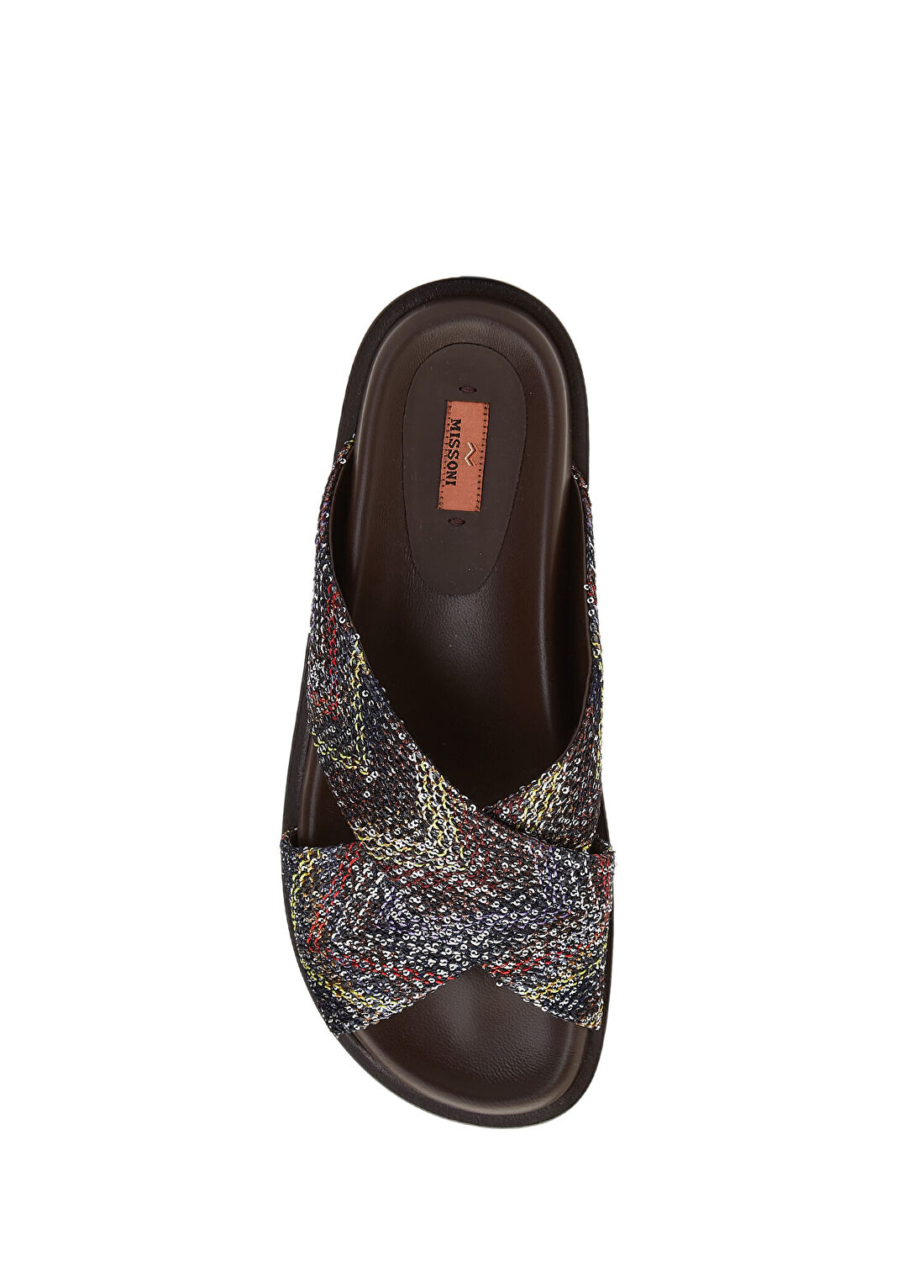 Missoni Viola Colorblocked Kadın Terlik görsel 4