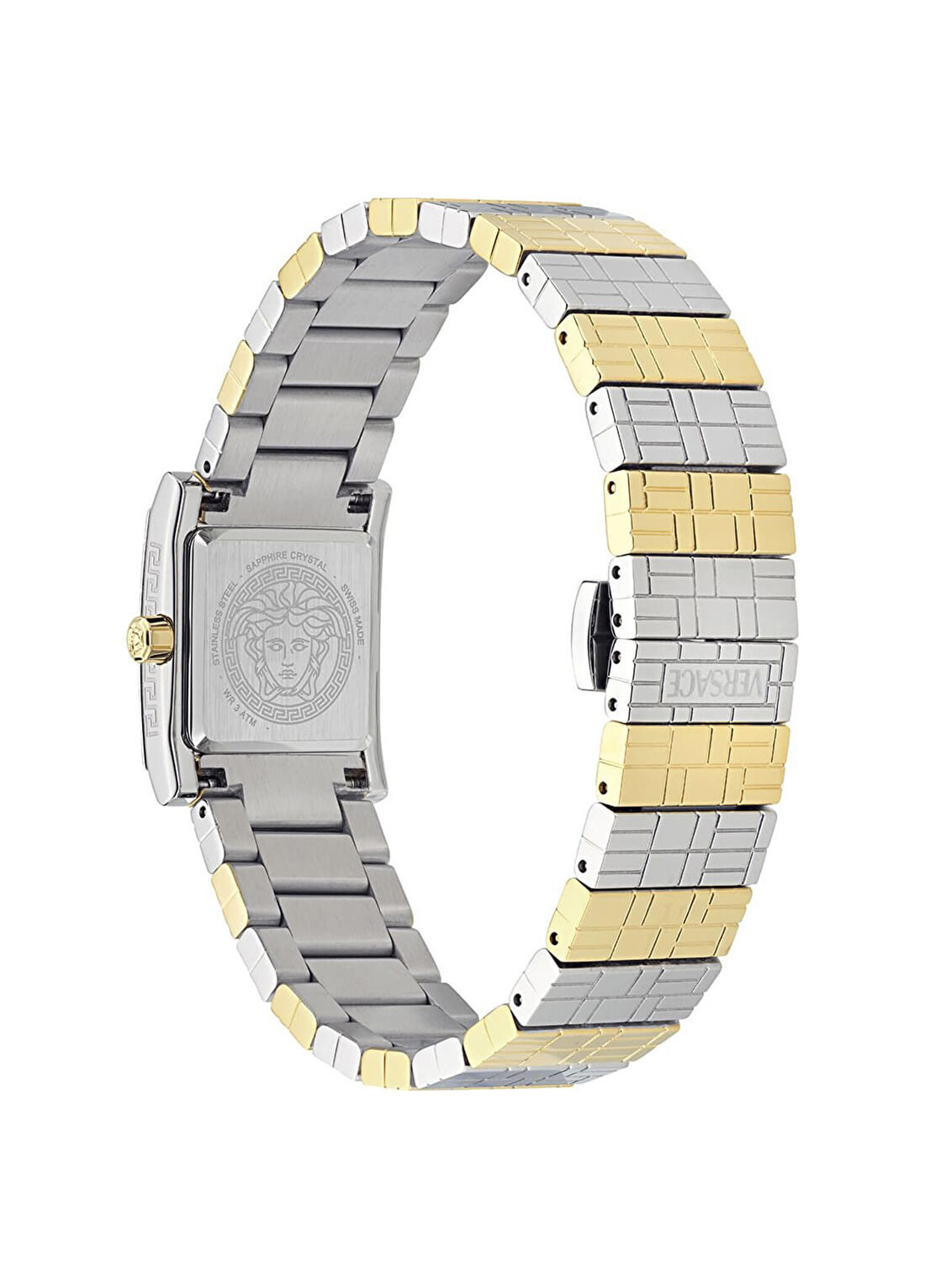 Versace VRSCVE9B00124 Altın Rengi Metalik Gri Çelik Kadın Kol Saati görsel 3