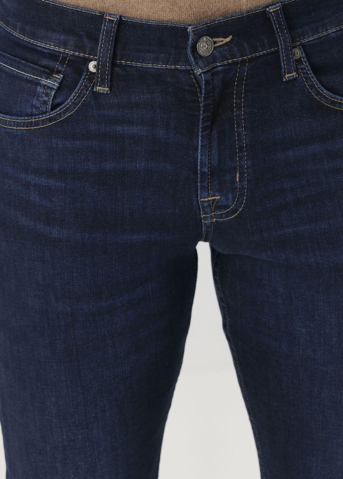 7 For All Mankind Lacivert Jean Pantolon görsel 4